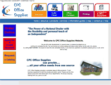 Tablet Screenshot of cpcofficesupplies.com